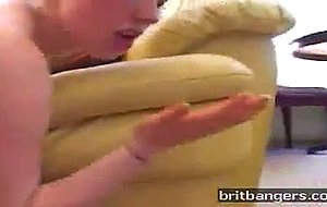 Horny English hottie with puffy pussy lips getting screwed