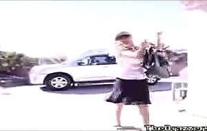 Nikki Benz fucks amateur couple and teaches them sex
