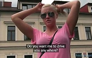 Angry amateur blonde get fuck for money