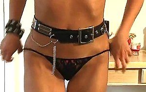 Tanned blonde hooker Tara with fake tits rides on clent