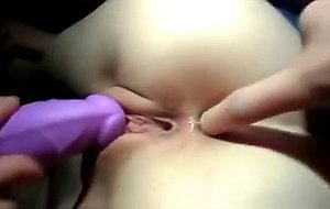 Tight teen's anus fingered