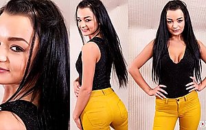 My dirty album - brunette teen enjoys cum on tits during photoshooting