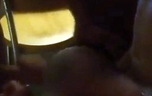 British slut swallows cum from 5 cocks