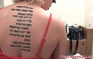 Busty emo bitch filmed at photo session