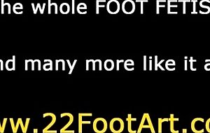 Footjob stunners feet cum