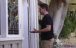 Bound teen gets pounded