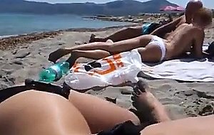 Beach blowjob and cum - Watch part 2 on HOTWEBCAMTEENS.ORG