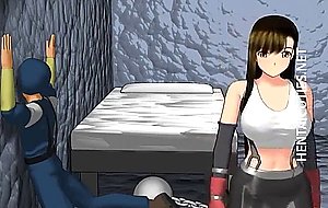 Gagged busty anime babe gets fucked