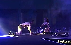 flexible lapdance on venus show stage