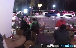 Teens suck n tug at party