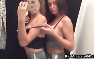 Teen Girls Fuck In Crowded Clothing Store!
