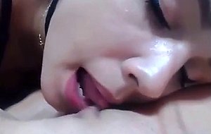 Beautiful lesbian licking pussy