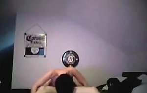 Emo chick rides and blows in a 69 on hidden cam
