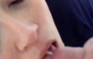 Cumshot in Her Mouth Recorded