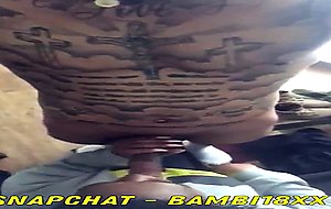 Wet Slut giving me sloppy head And Swallow