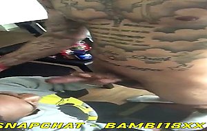 Wet Slut giving me sloppy head And Swallow