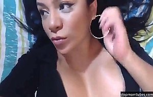 Sexy latina milf webcam tease