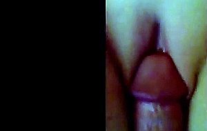 Fat pleasing herself with his cock