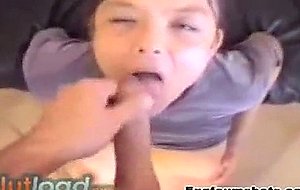 Real homemade facial amateur cumshot