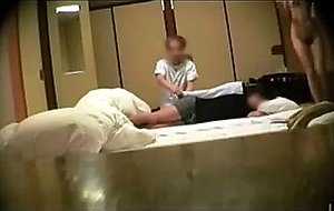 Wife nao - flashing the masseur