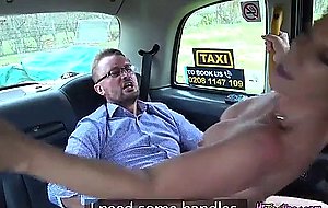 Sexy cab driver sasha steele enjoys a good dicking
