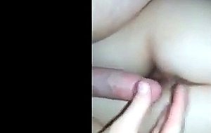 Teen with tight muff creampied