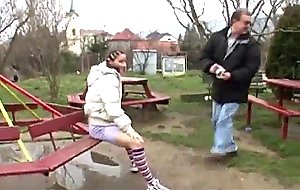 Old naughty perv and a sexy teen