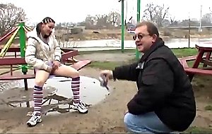Old naughty perv and a sexy teen