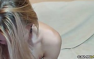 Hot small tit gf fucking on webcam