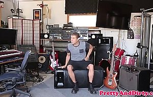 Busty babe sit on guys cock after bj