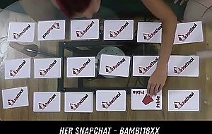 Strip Memory With Teens HER SNAPCHAT BAMBI18XX