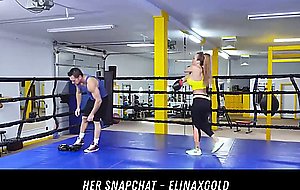 Brunette With Big Tits Takes Cock HER SNAPCHAT ELINAXGOLD