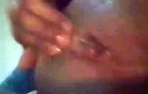 Girl selfie touching for bf