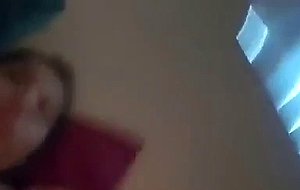 Girl selfie touching for bf