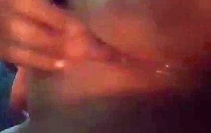 Girl selfie touching for bf
