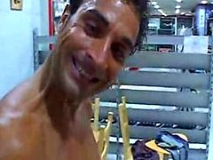 Katy Caro In DVD Store