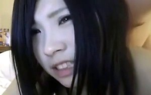 Asian teen fucked from behind - watch part2 on