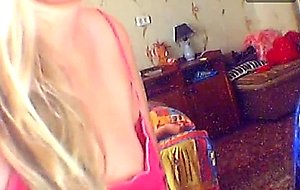 Sleeping sister exposed on webcam