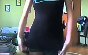 Female on webcam