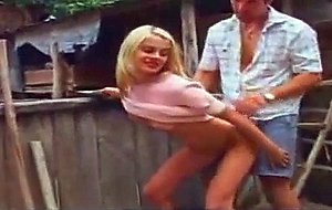 nasty blonde teen fucked in a...
