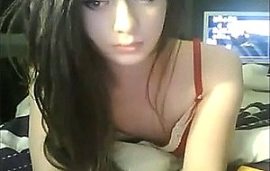Nice tranny solo on webcam