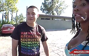 Big tits pornstar interracial and cumshot