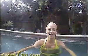 Teen sammy gets groped by uncle in the pool