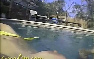 Teen sammy gets groped by uncle in the pool