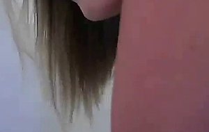 Gorgeous blonde ex girlfriend bent over and fucked pov