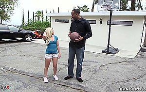 Fun size teen alex little came to try the big black dick