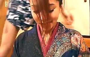 Japanese milf with mask on eyes has cunt strongly fucke