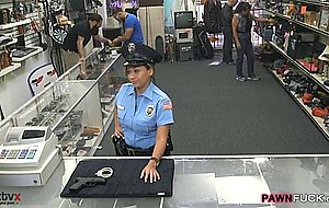 Security officer fucked with pawn man at the pawnshop
