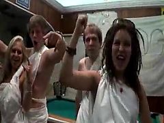 Horny Teens Get Fucked At Party