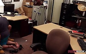 Married hot fucked by the pawn owner